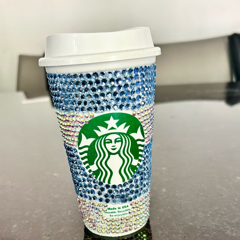 NEW Bejeweled Starbucks hot cup